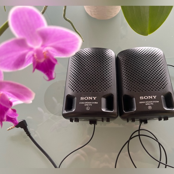 Sony SRS-P3 Speaker System for Computer Or Walkman Mini Stereo System 3.5mm Aux - Picture 7 of 7